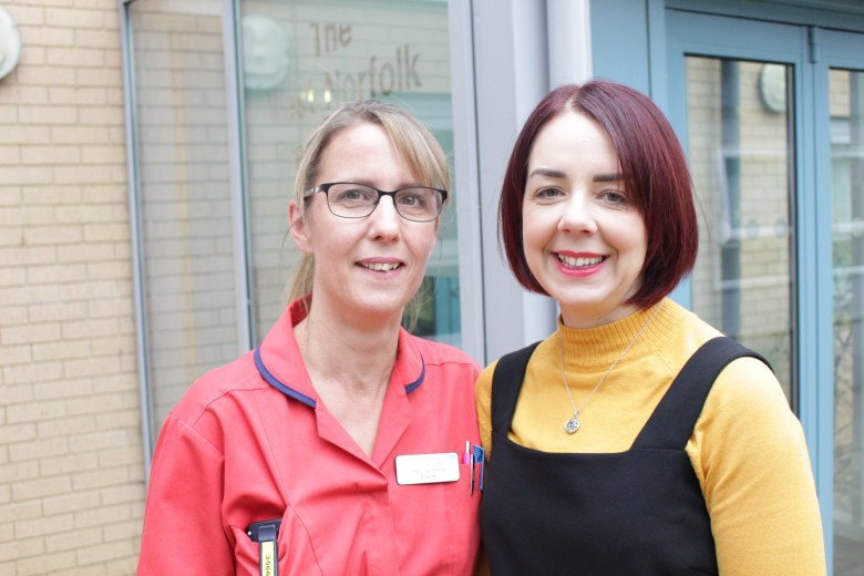 Yolande Craig and Elaine Rudd