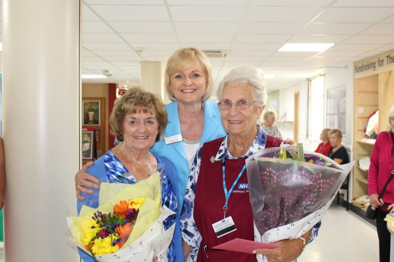 Mary Higgins and Kate Crossman 90th presentation