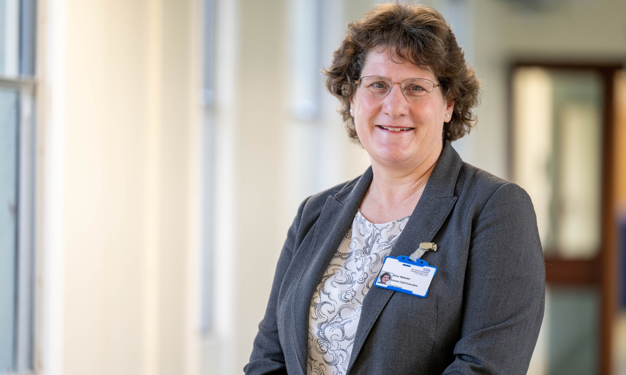 Alice Webster, QEH Chief Executive