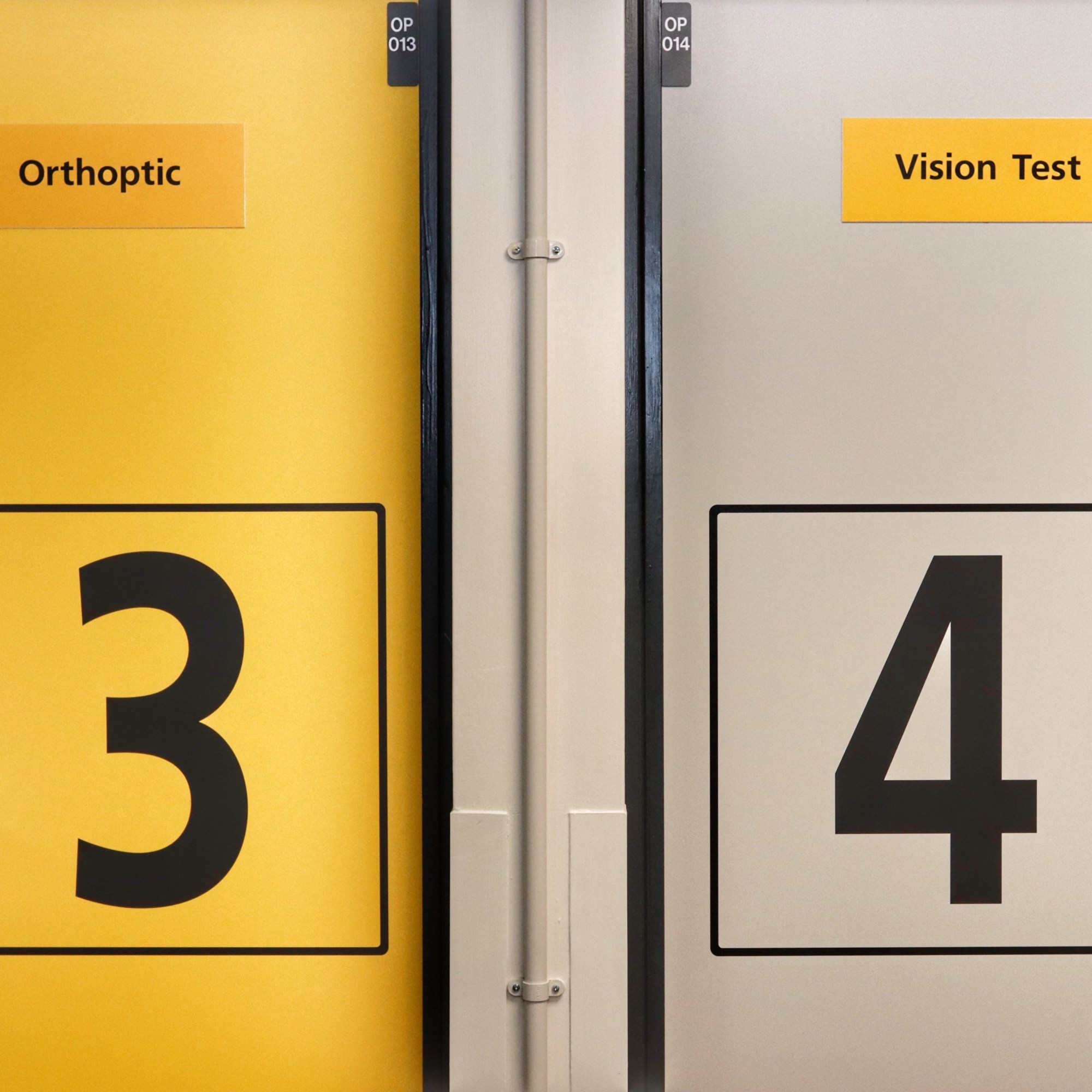 Image of orthoptic and vision testing rooms